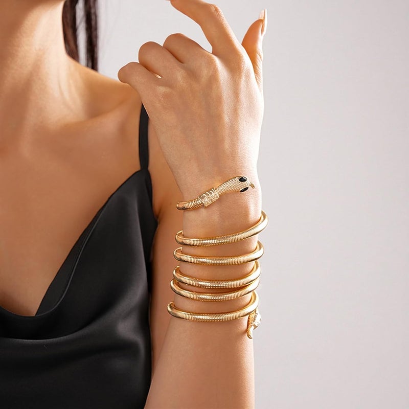 72ore Bendable Bracelet Flexible Bendable Necklace for Women Snake Bracelets Gifts Adjustable Halloween Jewelry - Image 2